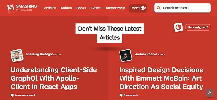 smashing magazine web development website