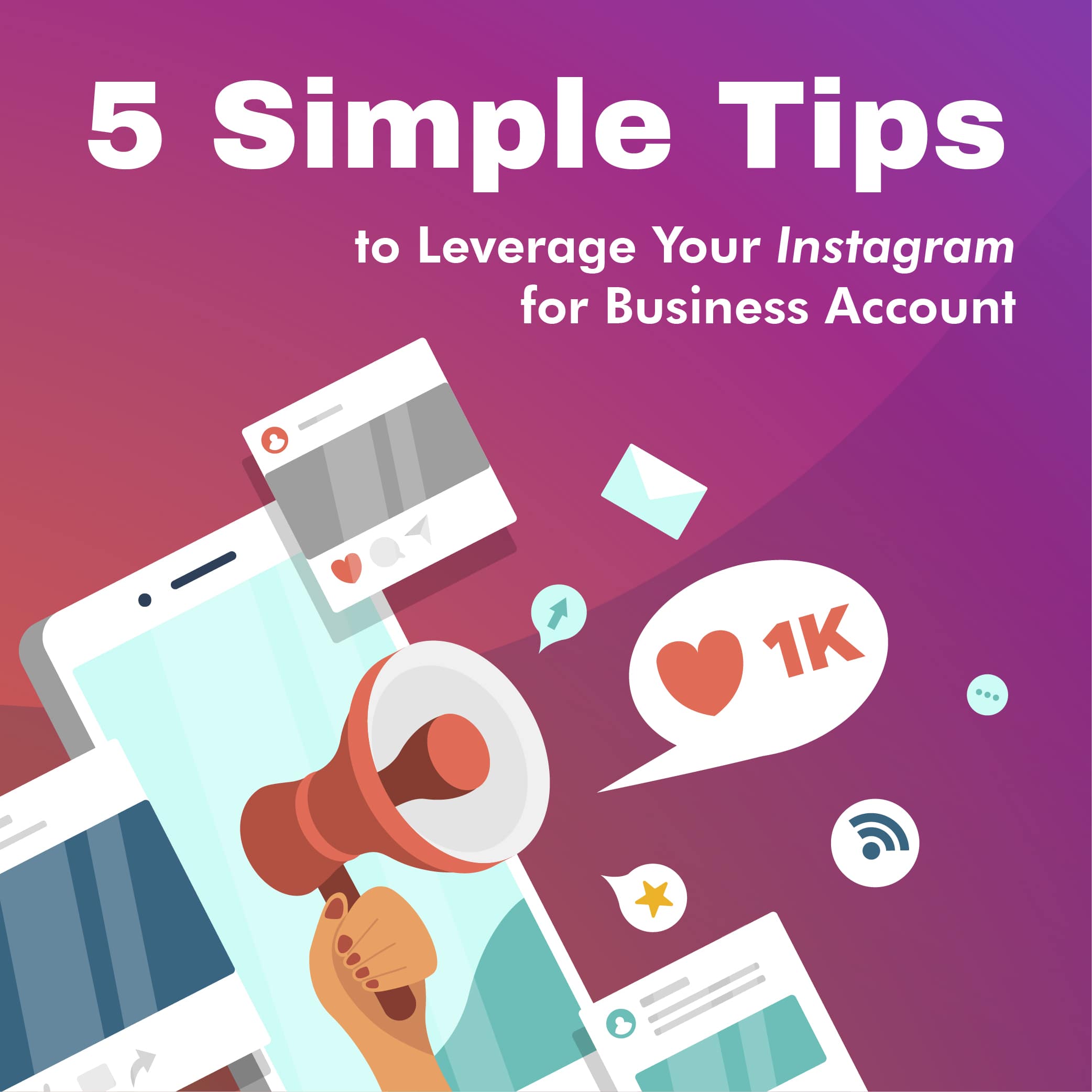 5 tips for instagram business