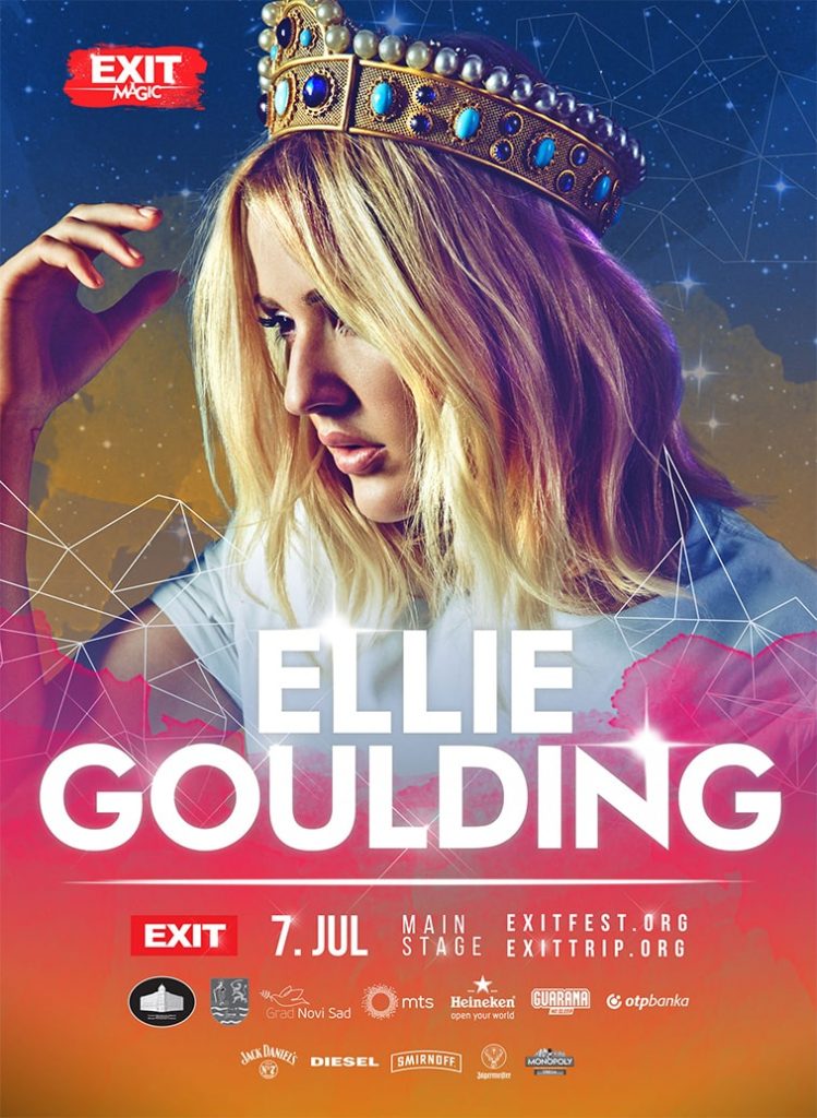 exit festival poster design ellie goulding