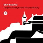 exit festival visual identity graphic design