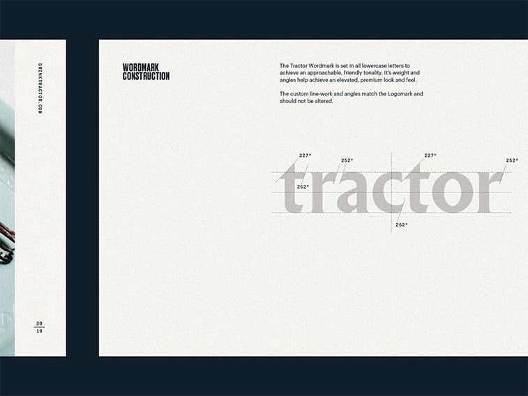 graphic standards manual typography branding