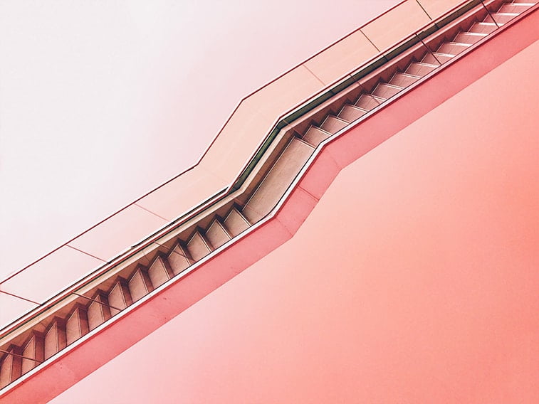 wallpaper desktop minimalism pink stairs