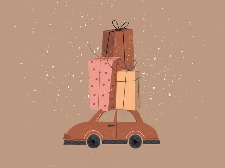 christmas card digital design ideas
