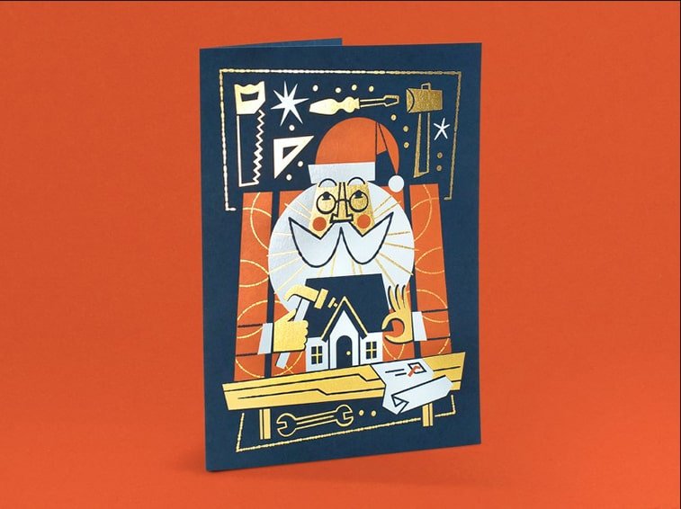 christmas card digital design ideas