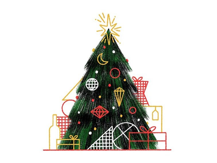 christmas card digital design ideas