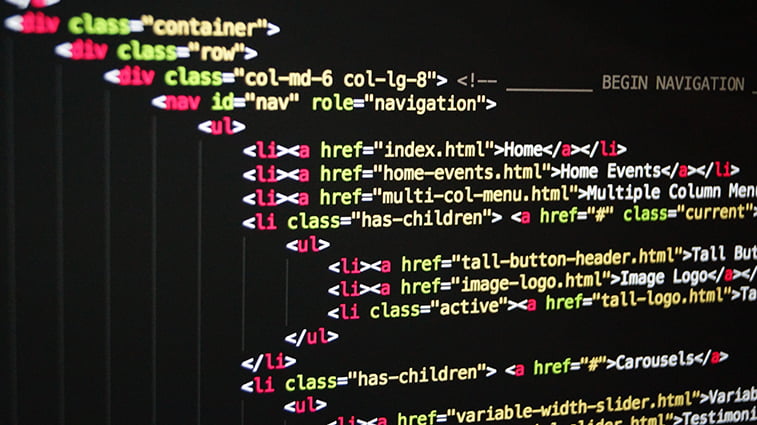 website code development