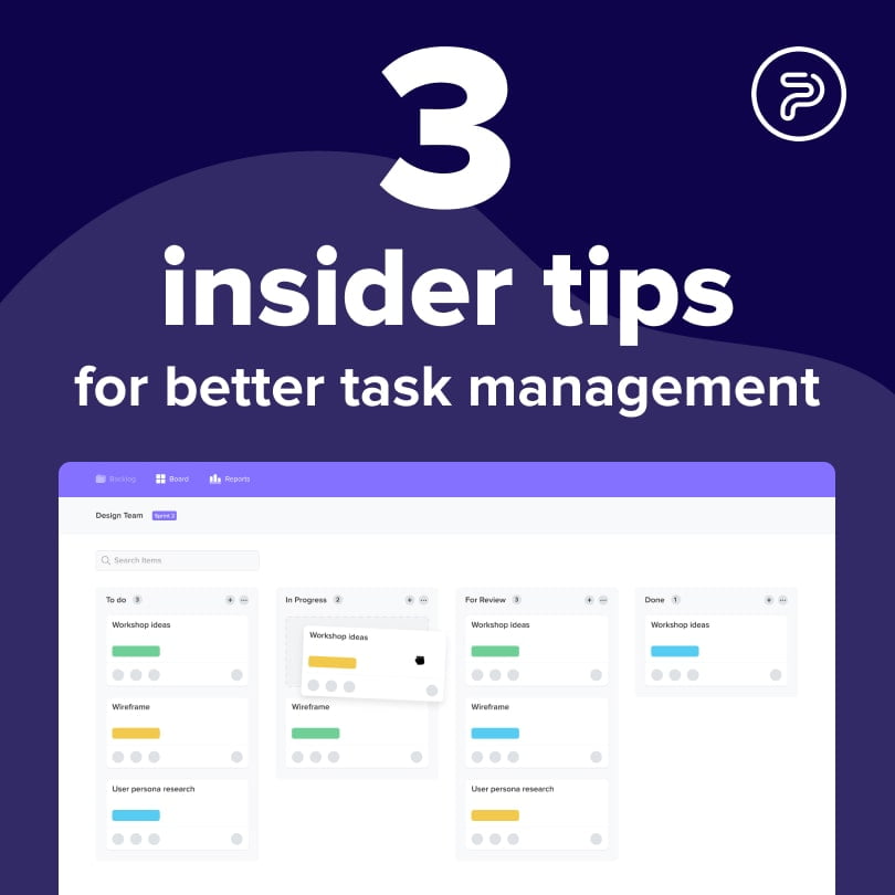 Tips for task management.