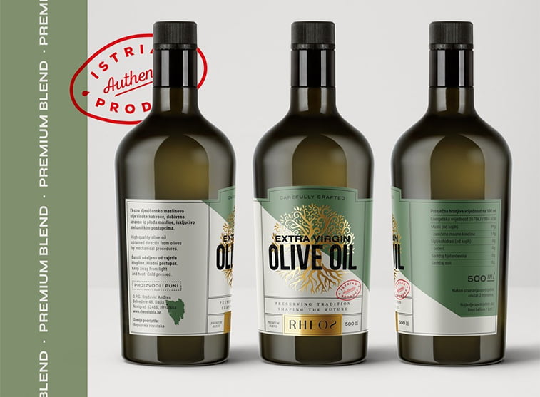 olive oil branding and visual idenity example