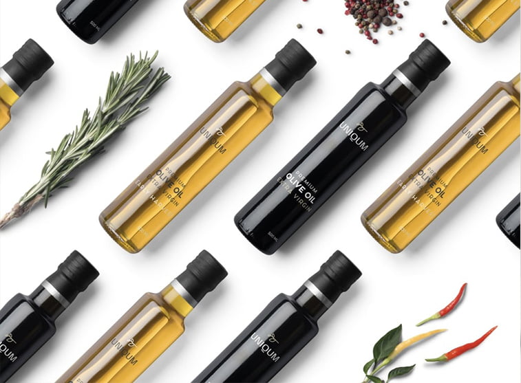 olive oil branding and visual idenity example