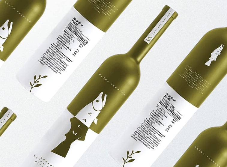 olive oil branding and visual idenity example