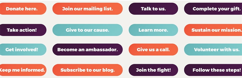 Best practices for effective CTA buttons example.