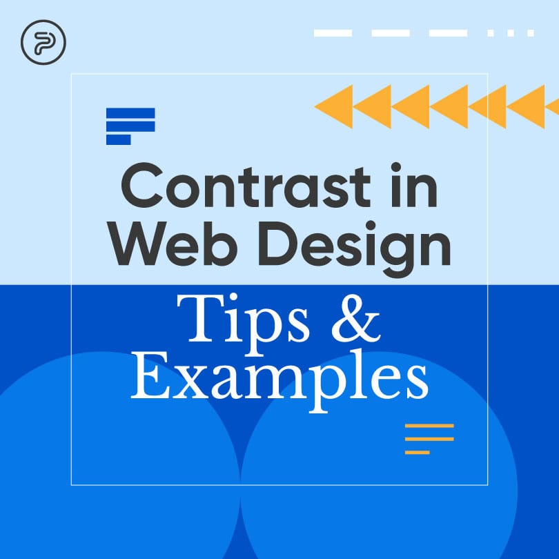 contrast in web design