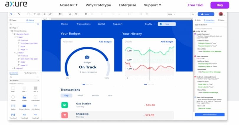axure wireframe tool