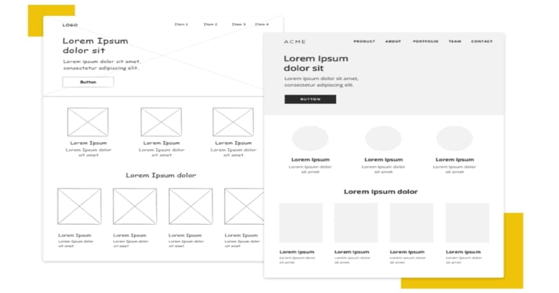 wireframe effective example
