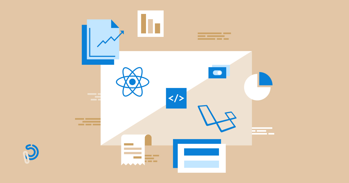 Laravel and React JS: Fintech Website Development Solutions image.