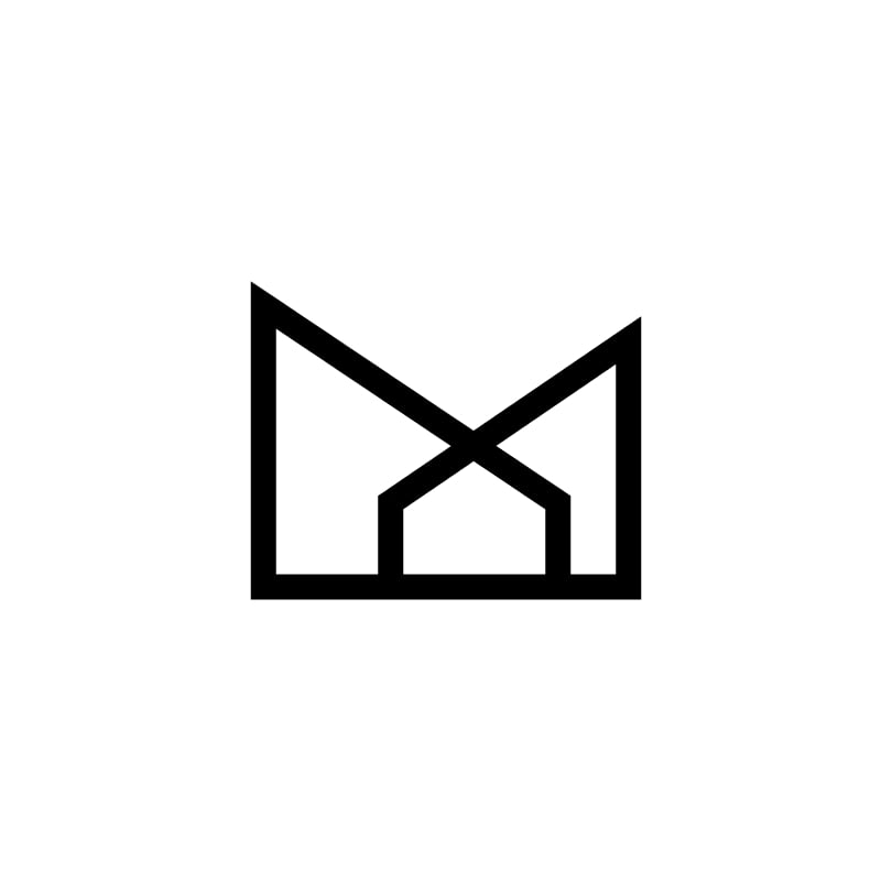 Logo design for construction example.