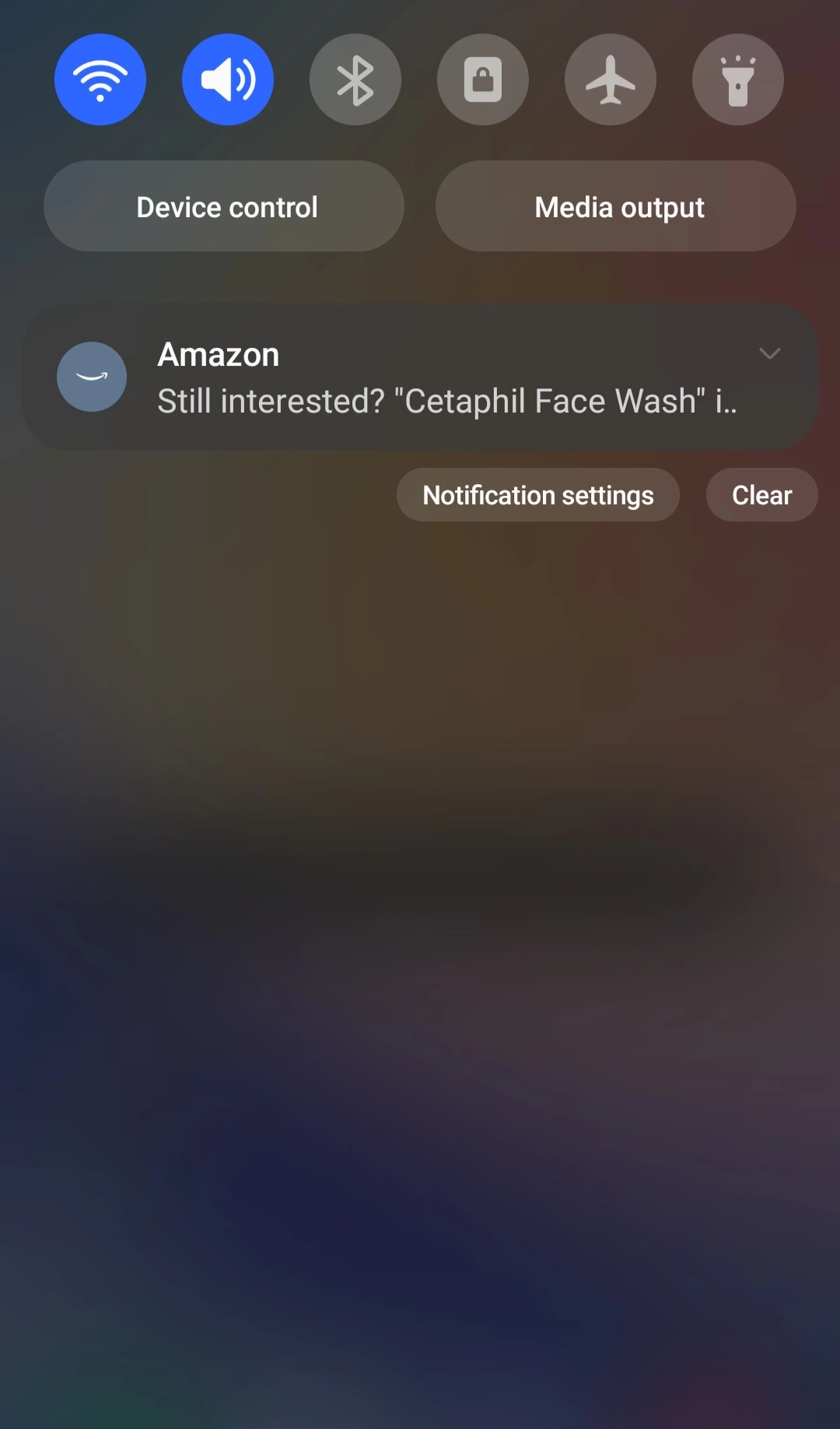 Push notification example from Amazon