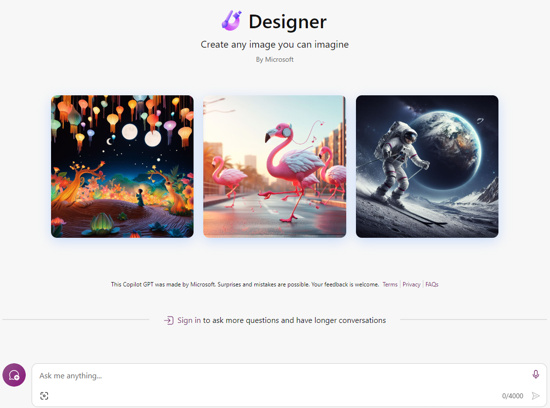 Microsoft Dall-e 3 za generisanje slika.